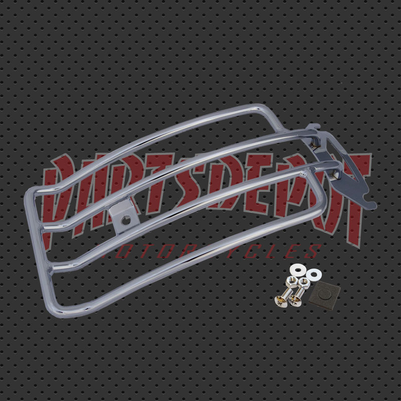 ラゲッジラック 1998-2018 ローキン ストグラ ソロ車用キャリア クローム FLHT FLHR FLHX FLTR [PARTS DEPOT pdkrsh 50-2021-50-2021 4580443497156 ]