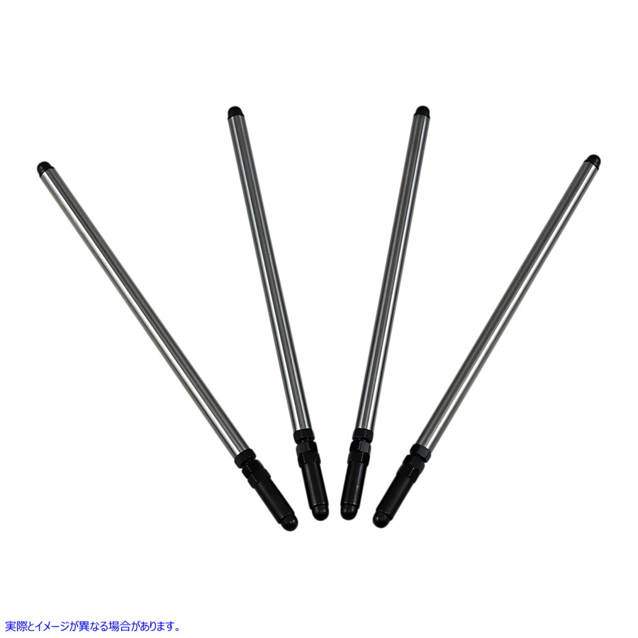 取寄せ 調整式プッシュロッド - ビッグツイン アンドリュース Adjustable Pushrods - Big Twin 292140 DS193112