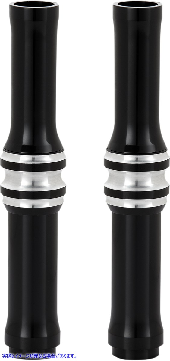 取寄せ プッシュロッドチューブカバーキット - 10ゲージR - ブラック - ツインカム アレンネス Pushrod Tube Cover Kit - 10 GaugeR - Black - Twin Cam 03-633 09280048