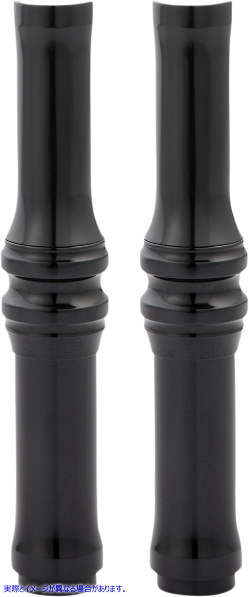 取寄せ プッシュロッドチューブカバーキット - 10ゲージR - ブラック - ツインカム アレンネス Pushrod Tube Cover Kit - 10 GaugeR - Black - Twin Cam 03-634 09280111