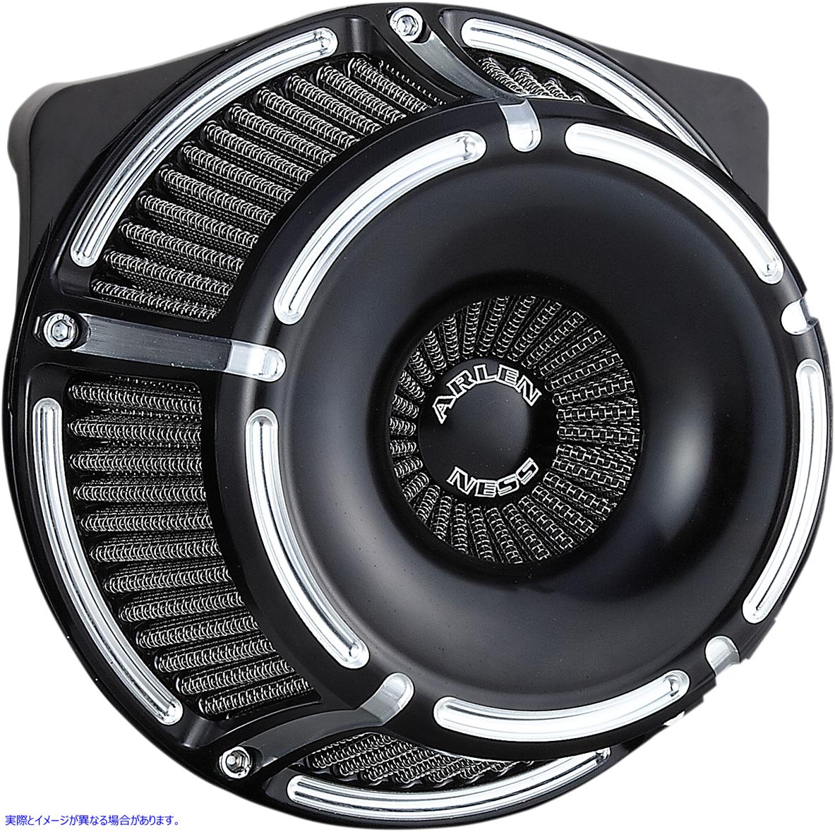 取寄せ 倒立シリーズエアクリーナーキット - ブラック アレンネス Inverted Series Air Cleaner Kit - Black 18-921 10101203