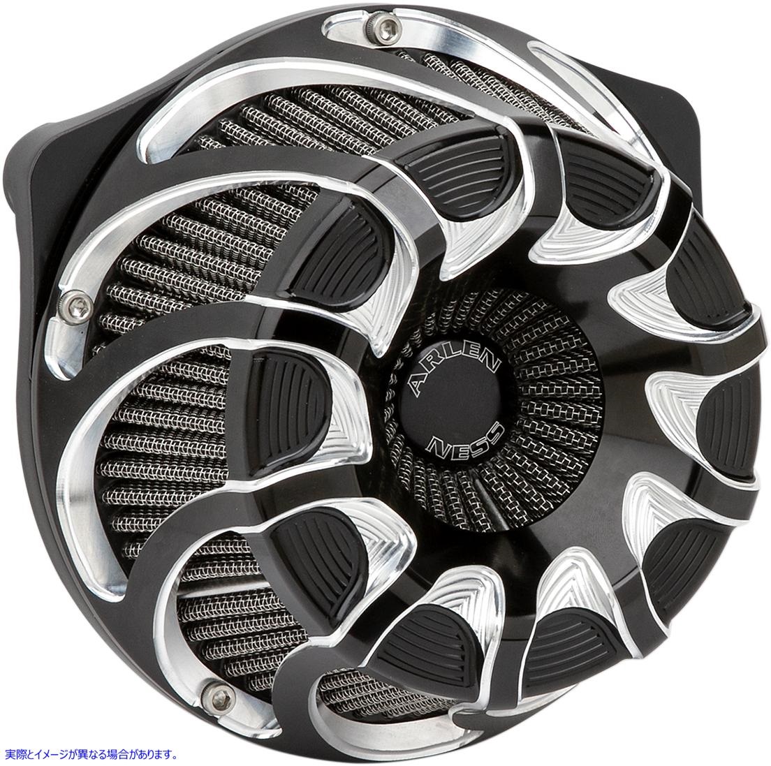 取寄せ 逆シリーズエアクリーナーキット - ドリフト アレンネス Inverted Series Air Cleaner Kit - Black 18-983 10102448