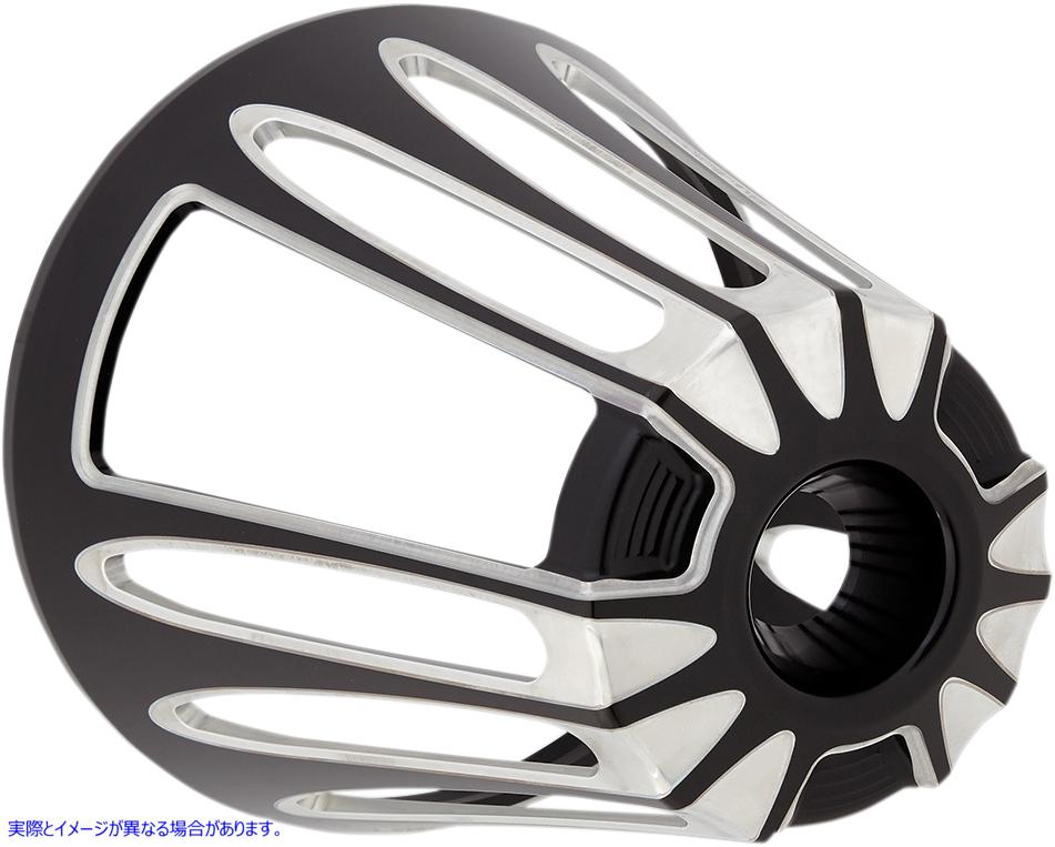 取寄せ モンスターサッカー エアクリーナーカバー - ディープカット - ブラック アレンネス Monster Sucker Air Cleaner Cover - Deep-Cut - Black 81-102 10140250