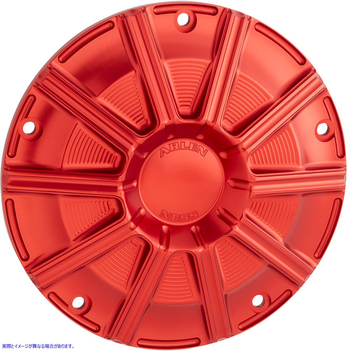 取寄せ 10ゲージ ダービーカバー - レッド - ツーリング/トライク アレンネス 10-Gauge Derby Cover - Red - Touring/Trike 700-006 11070651