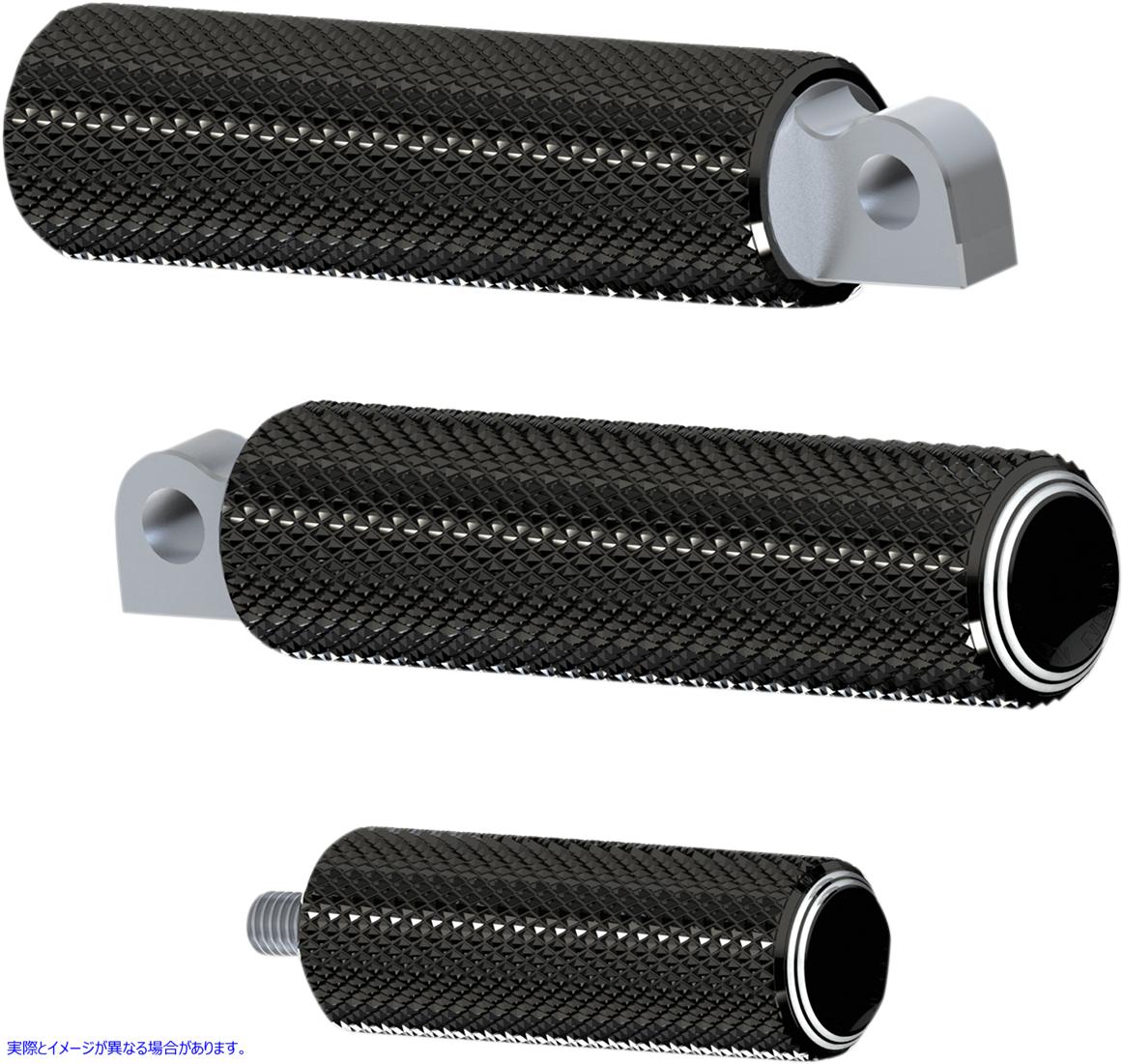 取寄せ フットペグ - デュアルリング - ブラック アレンネス Footpegs - Dual Ring - Black 07-934 16201741