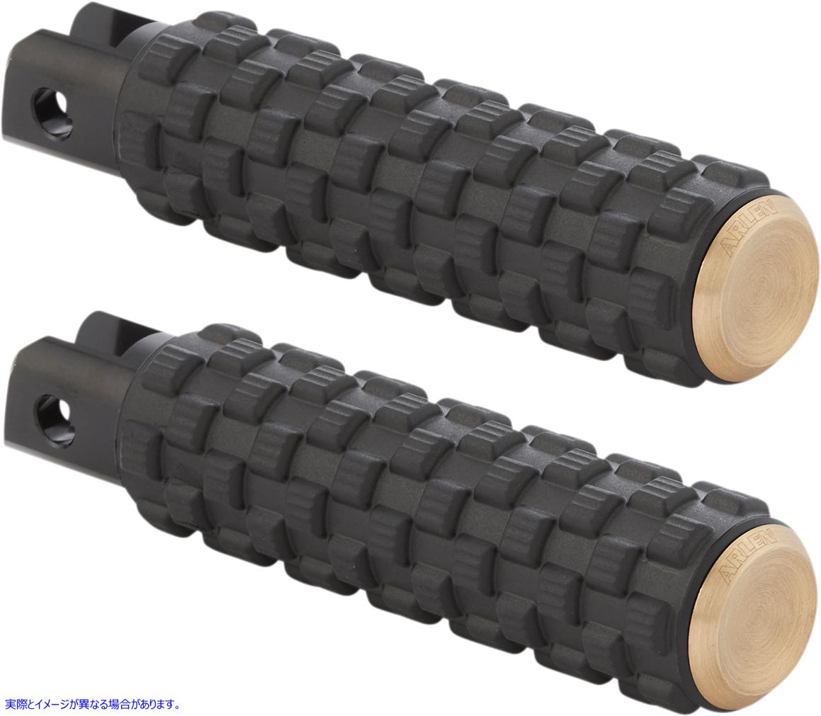 取寄せ Air Trax フットペグ - 真鍮 - スカウト アレンネス Air Trax Footpegs - Brass - Scout I-1308 16201994