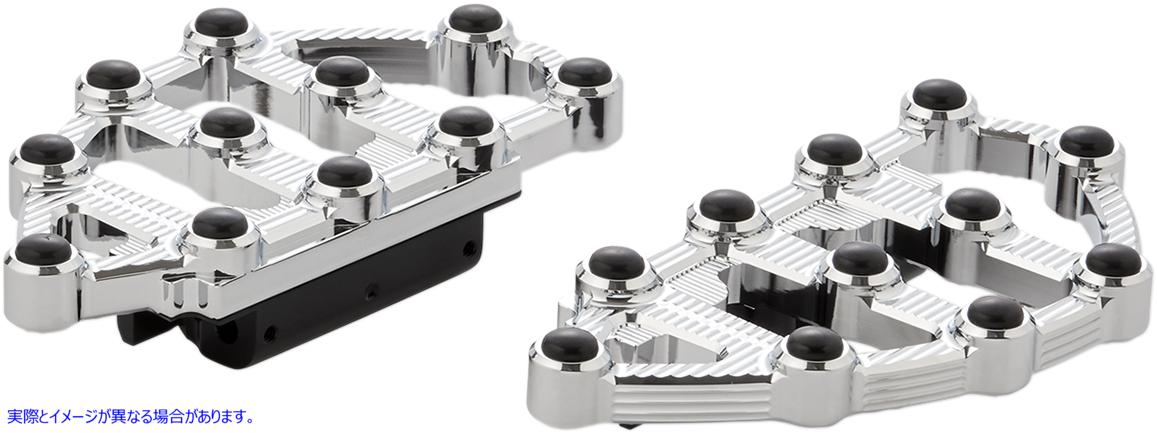 取寄せ MX パッセンジャーフロアボード - クローム アレンネス MX Passenger Floorboards - Chrome 06-895 16210946