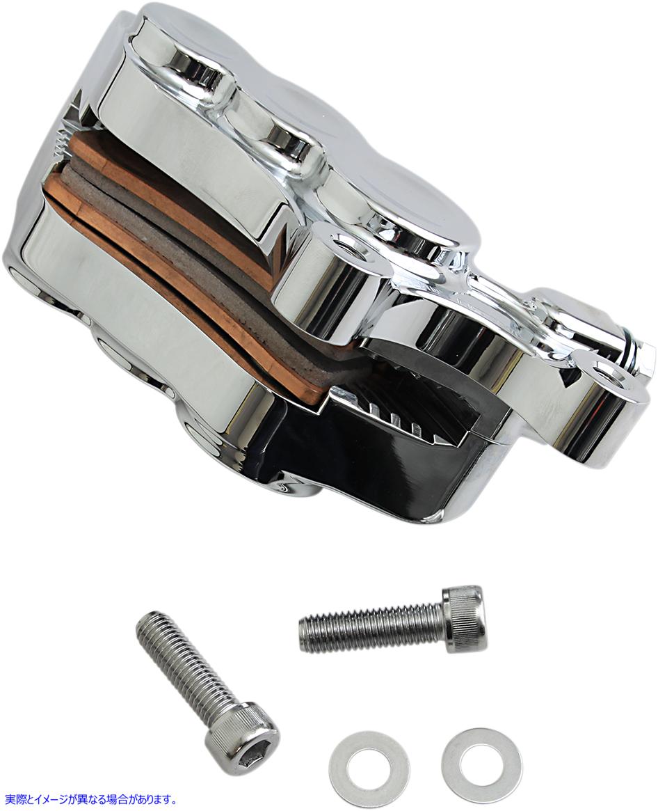取寄せ 6ピストンキャリパー - フロント右 - クローム - 11.8インチ アレンネス 6-Piston Caliper - Front Right - Chrome - 11.8 02-216 17010610