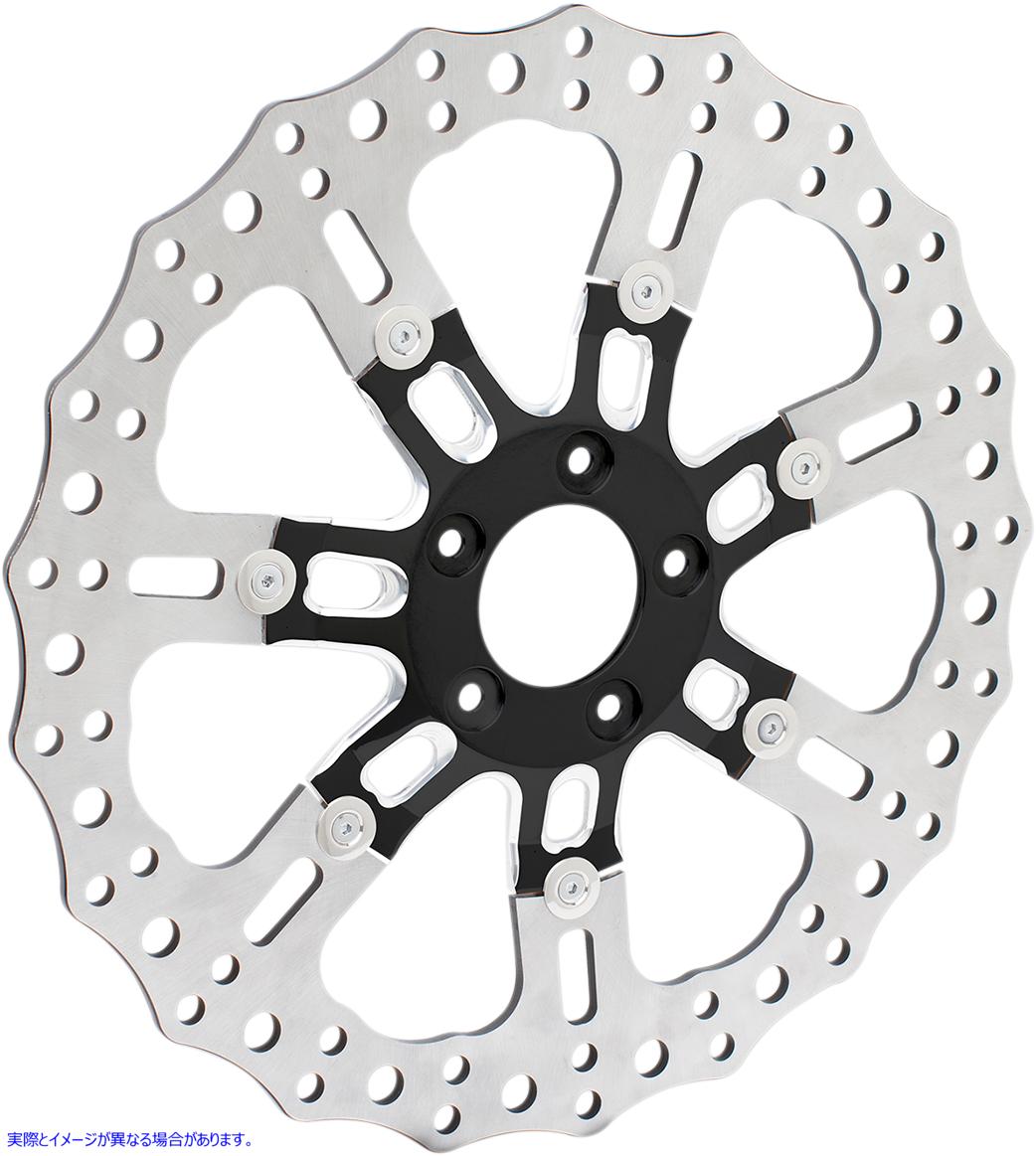 取寄せ フロントローター - 7バルブ - 14インチ - ブラック アレンネス Front Rotor - 7 Valve - 14 - Black 33-10301-203 17103319