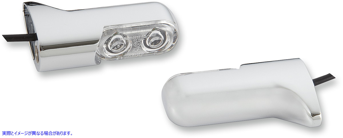 取寄せ マーカーライト - ウィンカー - 赤/リア - クローム アレンネス Marker Lights - Turn Signals - Red/Rear - Chrome 12-740 20400614