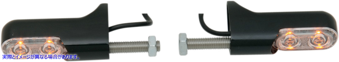 取寄せ マーカーライト - アンバー/リア - ブラック アレンネス Marker Lights - Amber/Rear - Black 12-744 20400617