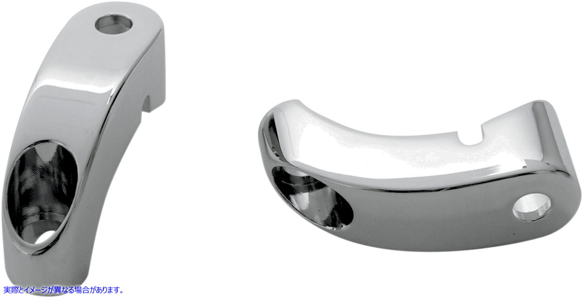 取寄せ ターンシグナルマウント - 39 mm フロントフォーク - クローム アレンネス Turn Signal Mounts - 39 mm Front Forks - Chrome 12-737 20400999