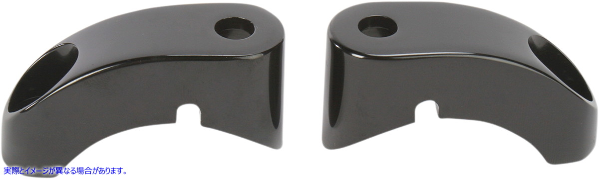 取寄せ ウィンカーマウント - 39 mm フロントフォーク - ブラック アレンネス Turn Signal Mounts - 39 mm Front Forks - Black 12-738 20401000