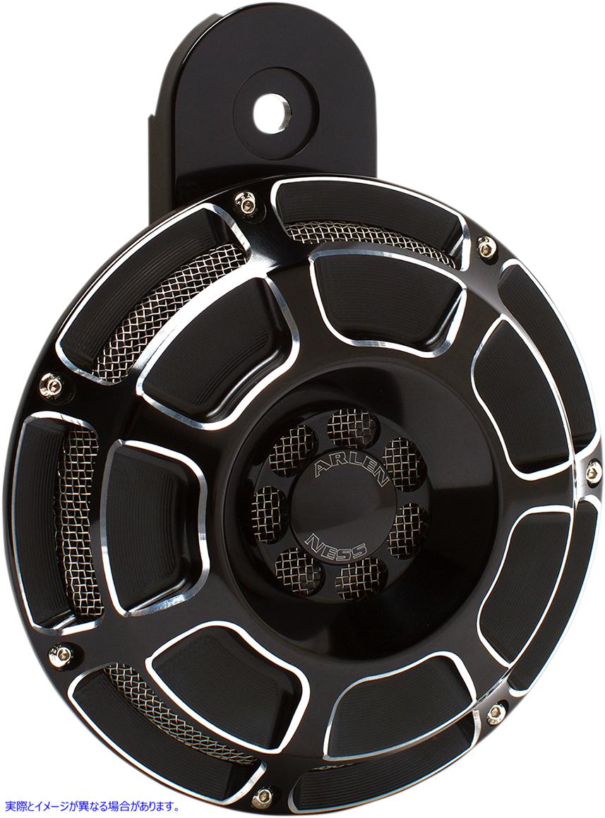 取寄せ カスタムホーン - ベベル - ブラック アレンネス Custom Horn - Beveled - Black 70-204 21070161