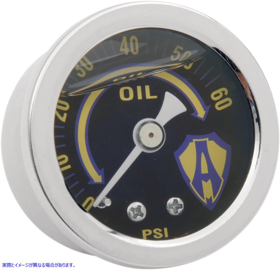 取寄せ オイルプレッシャーゲージキット - 交換用 - クローム アレンネス Oil Pressure Gauge Kit - Replacement - Chrome 15-655 DS245154