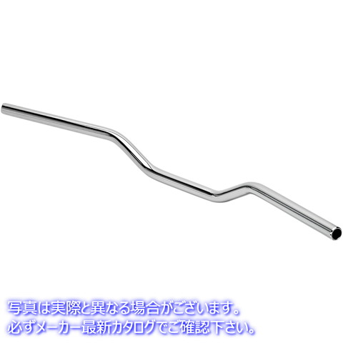 取寄せ ハンドルバー - トラッカー - ディンプル - 7/8インチ - クローム ビルトウェル Handlebar - Tracker - Dimpled - 7/8 - Chrome 6108-1052 06014098