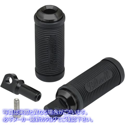 取寄せ ノーマン フットペグ - ブラック ビルトウェル Norman Foot Pegs - Black 7004-204-01 16201462