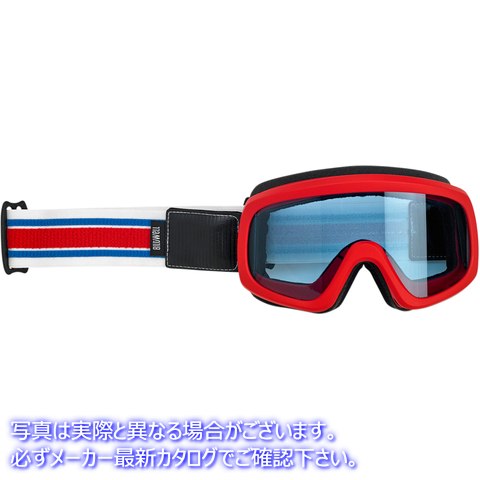 取寄せ オーバーランド 2.0 ゴーグル - レーサー - レッド/ホワイト/ブルー ビルトウェル Overland 2.0 Goggles - Racer - Red/White/Blue 2111-5605-007 26012583