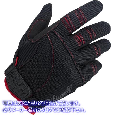 取寄せ モトグローブ - ブラック/レッド - XS ビルトウェル Moto Gloves - Black/Red - XS 1501-0108-001 33012653