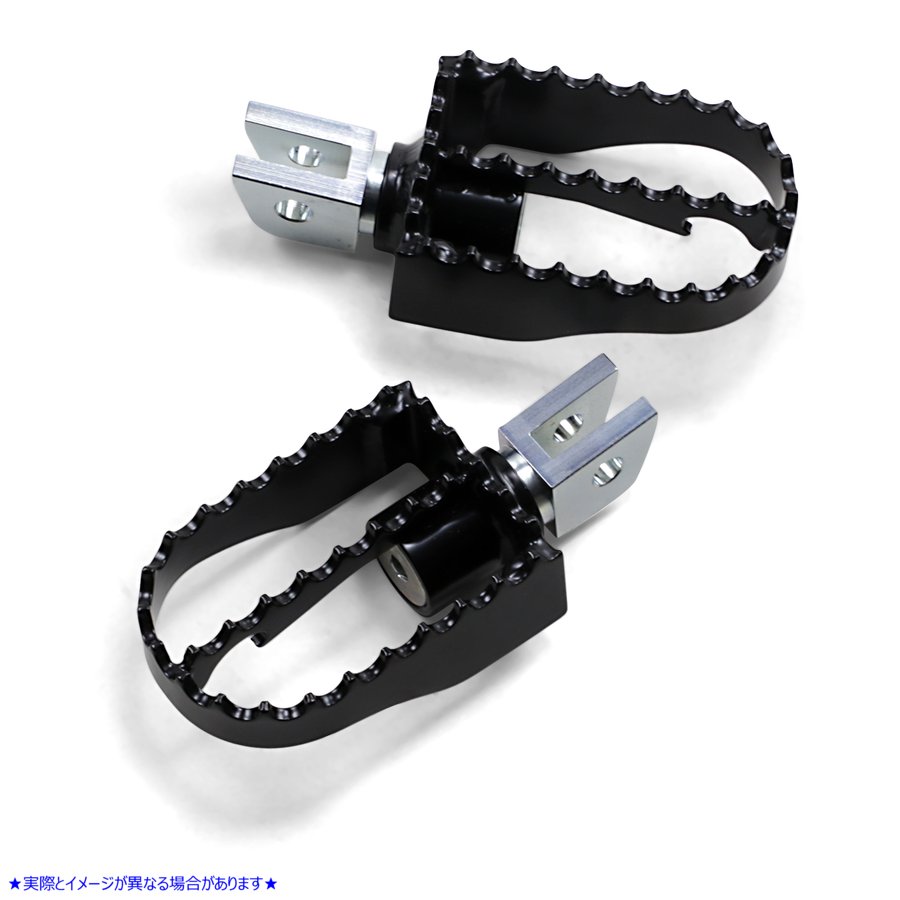 取寄せ MXフットペグ - ドライバー - ブラック/クローム バーリーブランド MX Footpegs - Driver - Black/Chrome B13-1007B 16201931