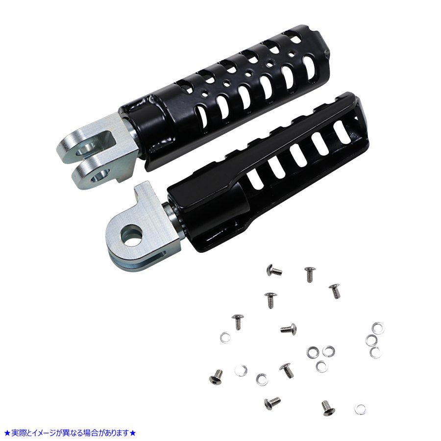 取寄せ レイザーバック ライダーフットペグ - ブラック バーリーブランド Razorback Rider Footpegs - Black B13-1013B 16201935