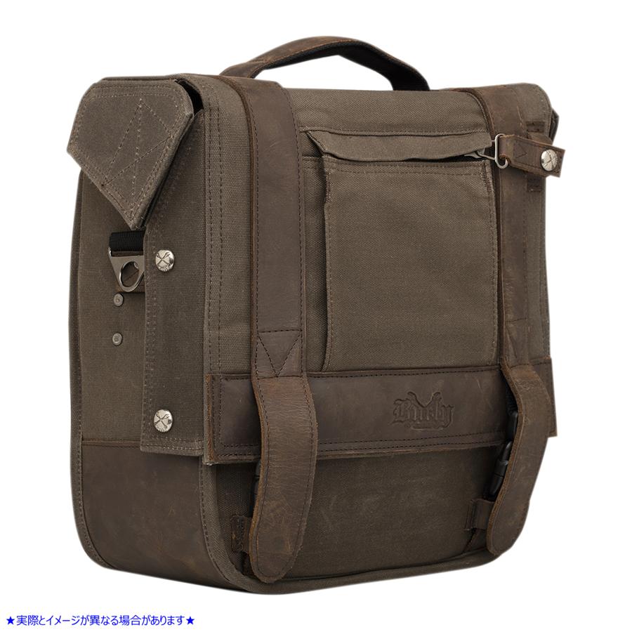 取寄せ 取り外し可能なサドルバッグ - ダークオーク バーリーブランド Detachable Saddlebag - Dark Oak B15-1000D 35011240