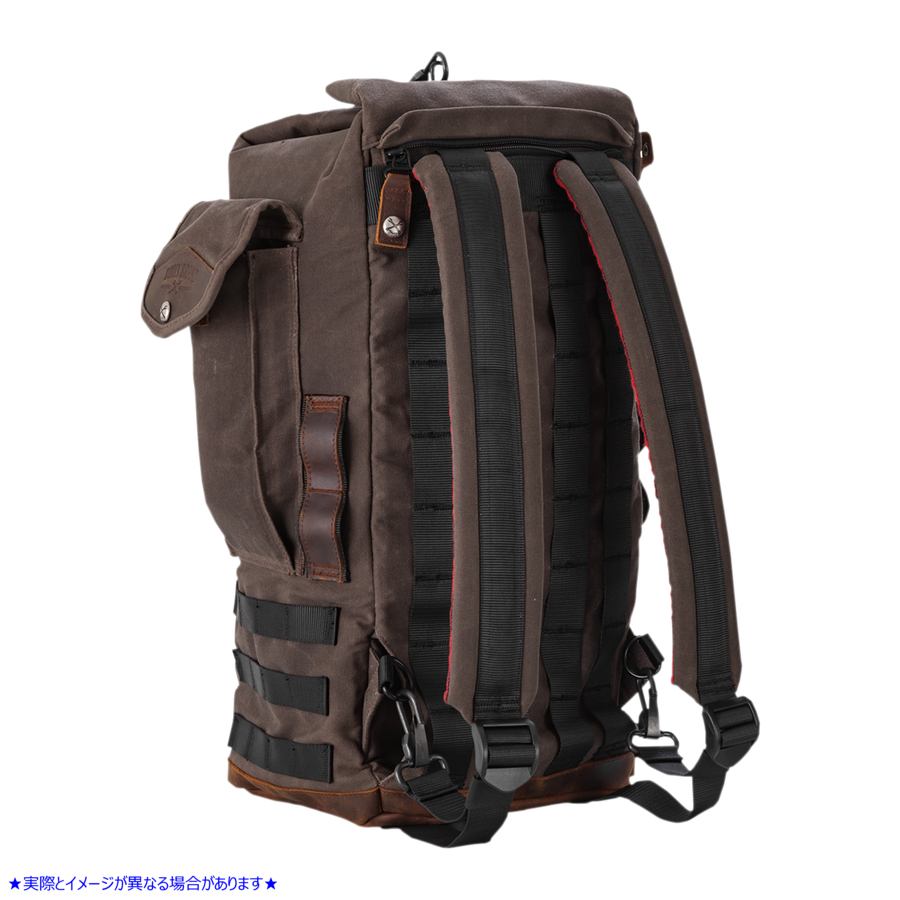取寄せ シシーバー バックパック - ダークオーク バーリーブランド Sissy Bar Backpack - Dark Oak B15-1013D 35170453