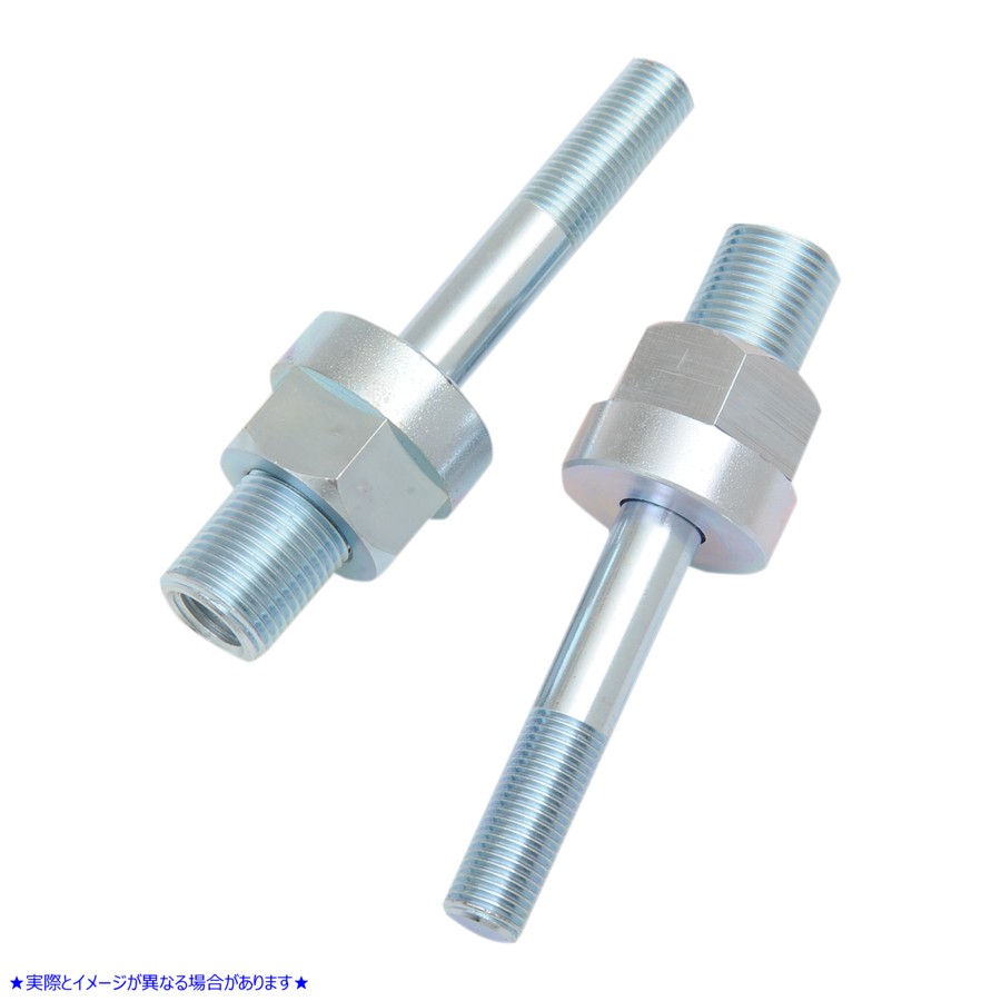 取寄せ 調整式ショックアブソーバーキット - シルバー亜鉛仕上げ - 0インチ～1.25インチ下げる バーリーブランド Adjustable Shock Lowering Kit - Silver Zinc Finish - Lowers 0- 1.25 B28-257 DS221901