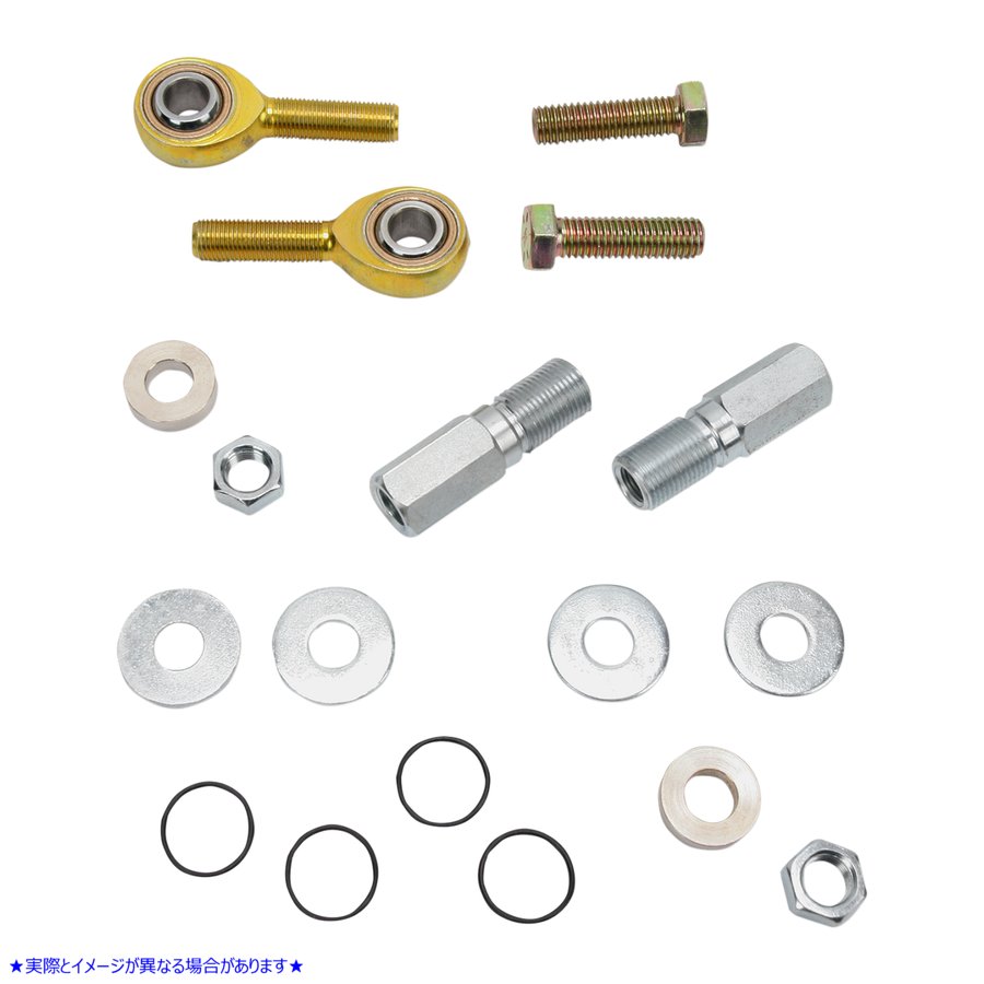 取寄せ 調整式ショックローダウンキット - 標準仕上げ - 0～2インチ下げる バーリーブランド Adjustable Shock Lowering Kit - Standard Finish - Lowers 0- 2 B28-255 DS310072