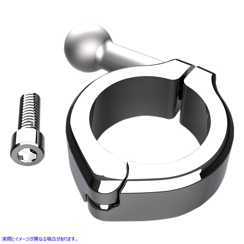 取寄せ ボールマウント - アルミクランプ - 1-1/4インチハンドルバー - クローム シロ CIRO Ball Mount - Aluminum Clamp - 1-1/4 Handlebars - Chrome 50130 06360162