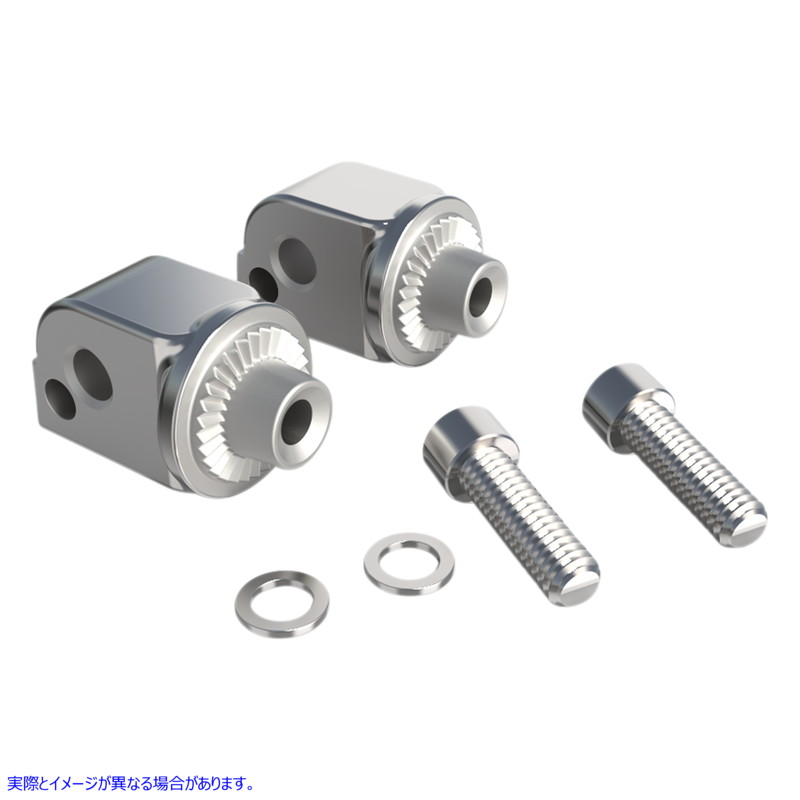 取寄せ フットレストアダプター - クローム シロ CIRO Footrest Adapter - Chrome 60015 16201859