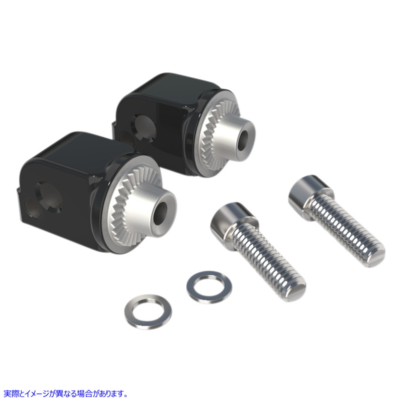 取寄せ フットレストアダプター - ブラック シロ CIRO Footrest Adapter - Black 60016 16201860