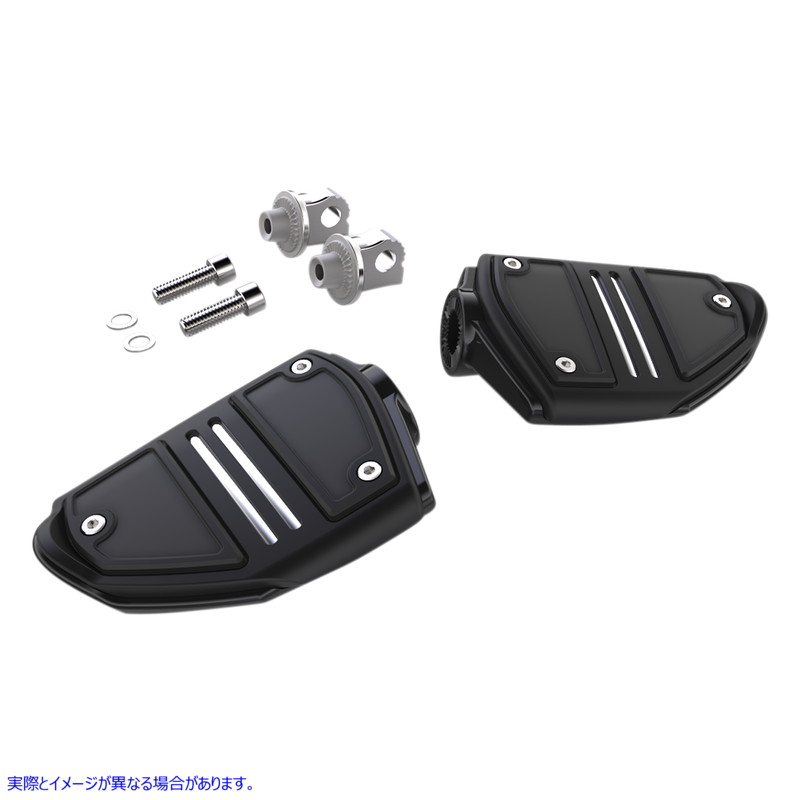 取寄せ ツインレールフットペグ - マウント付き - ブラック シロ CIRO Twin Rail Footpeg - With Mount - Black 61425 16201865