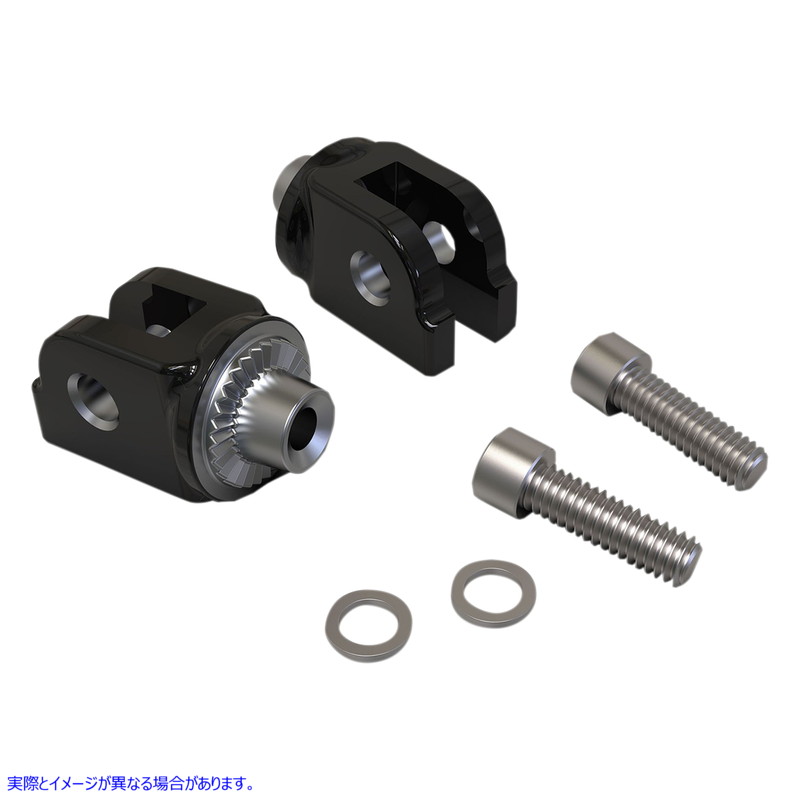 取寄せ フットペグマウント シロ CIRO Peg Mount - Black Stainless Steel - Softail 60018 16202058