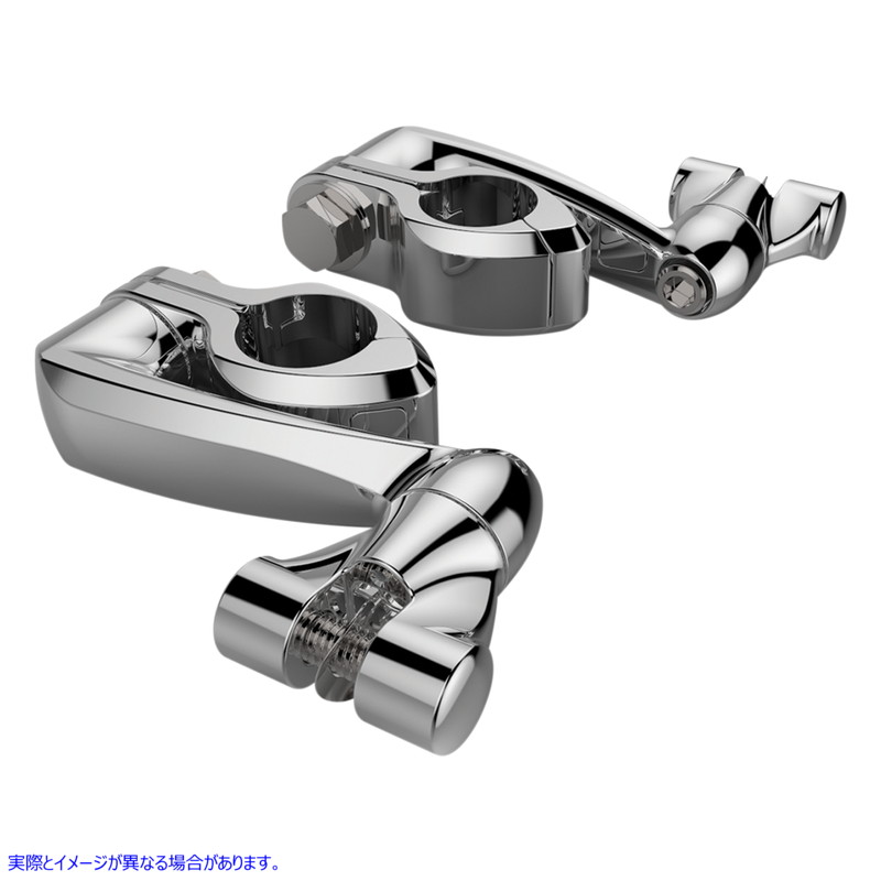 取寄せ ピンレスクランプ - クローム - 4インチ延長 シロ CIRO Pinless Clamp - Chrome - 4 Extension 60004 16240300