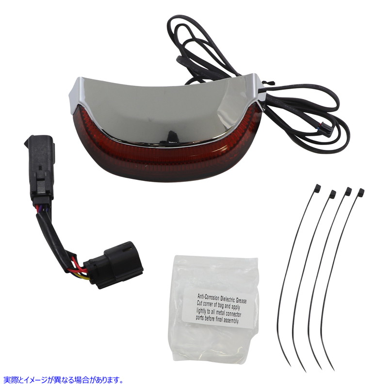 取寄せ テールライト - レッド - クローム シロ CIRO Taillight - Red - Chrome 40173 20101455