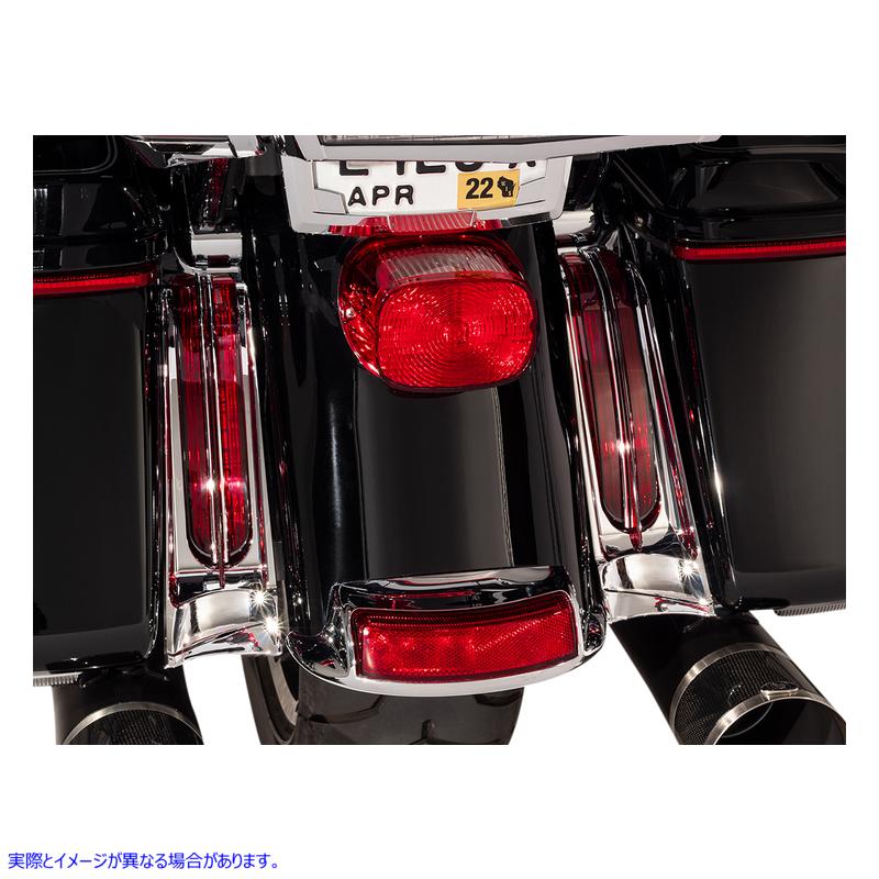 取寄せ フィラーパネルライト - レッド/クローム シロ CIRO Filler Panel Lights - Red/Chrome 40050 20402675