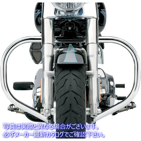 取寄せ フリーウェイバー - ファッティ - クローム - ソフテイル コブラ Freeway Bar - Fatty - Chrome - Softail 601-2200 05051109