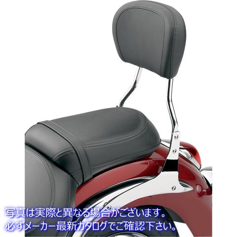 取寄せ シーシーバー - ショート - クローム - バルカン 900 コブラ Sissy Bar - Short - Chrome - Vulcan 900 02-8968 15010232