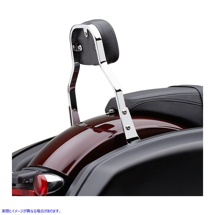 取寄せ バックレストキット - 11インチ - クローム - FLSB コブラ Backrest Kit - 11 - Chrome - FLSB 602-2031 15010619