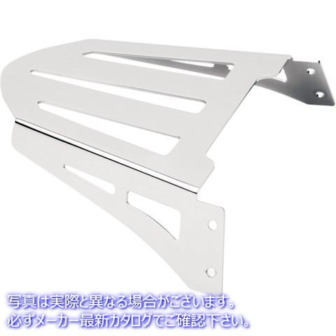 取寄せ シシーバー ラゲッジラック - クローム - 成形 コブラ Sissy Bar Luggage Rack - Chrome - Formed 02-3600 15100063