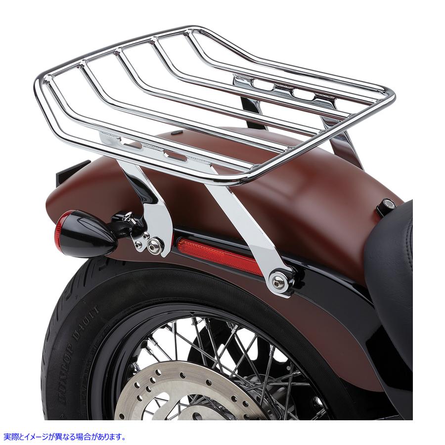 取寄せ 取り外し可能なソロラック - FLSL - クローム コブラ Detachable Solo Rack - FLSL - Chrome 602-2610 15100481