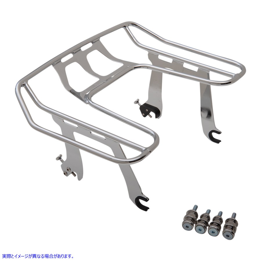 取寄せ 取り外し可能なラップアラウンドラック - FLSB - クローム コブラ Detachable Wrap Around Rack - FLSB - Chrome 602-2615 15100489