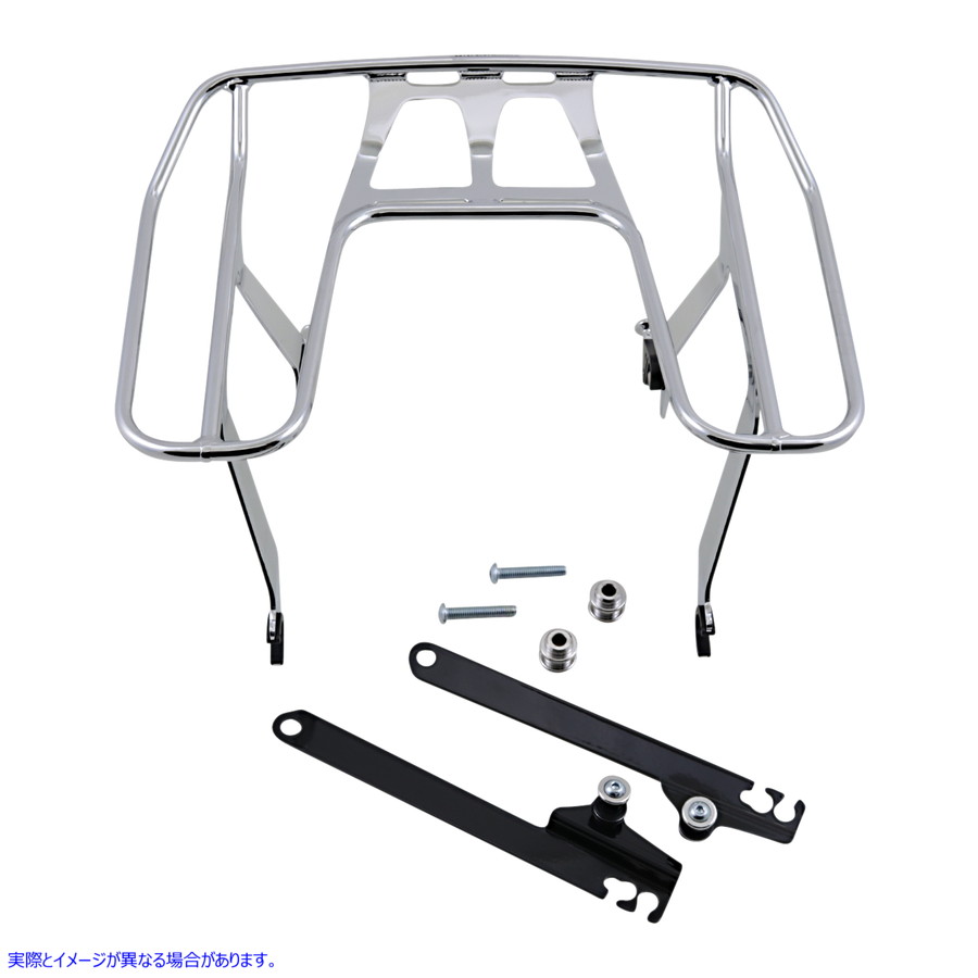 取寄せ 取り外し可能なラップアラウンドラック - クローム コブラ Detachable Wrap Around Rack - Chrome 602-2630 15100658