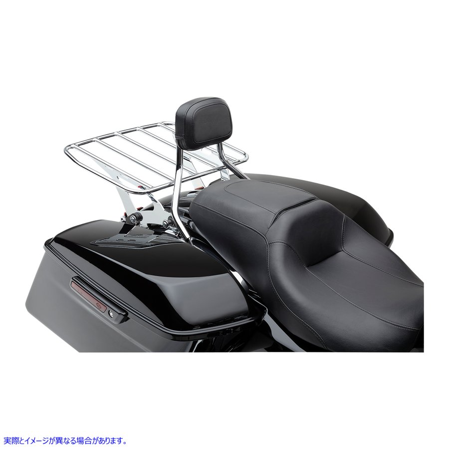 取寄せ 取り外し可能なフラットラック - クローム コブラ Detachable Flat Rack - Chrome 602-2800 15100667