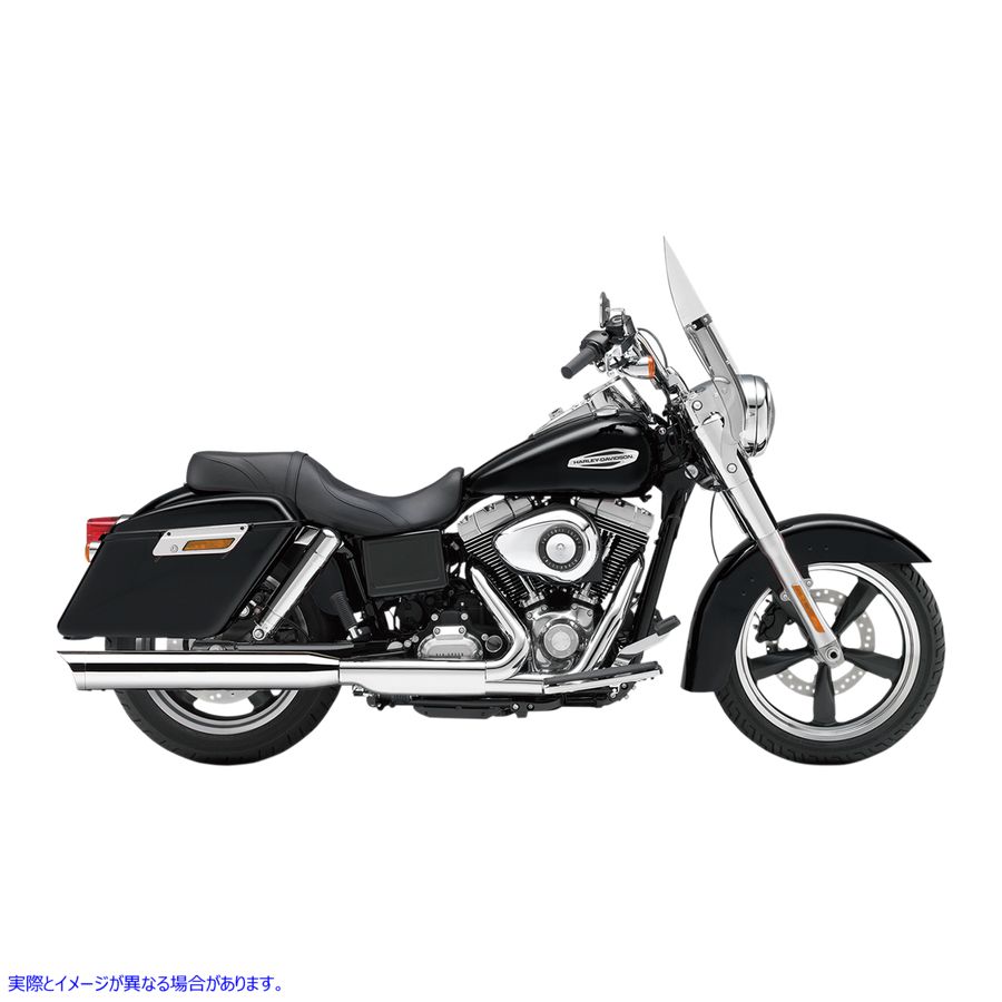 取寄せ スカロップマフラー - クローム - 12-16 FLD コブラ Scalloped Muffler - Chrome - '12-'16 FLD 6209 18010590