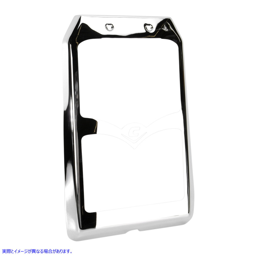 取寄せ ラジエーターカバー - クローム - ヤマハ コブラ Radiator Cover - Chrome - Yamaha 05-9370 19040082