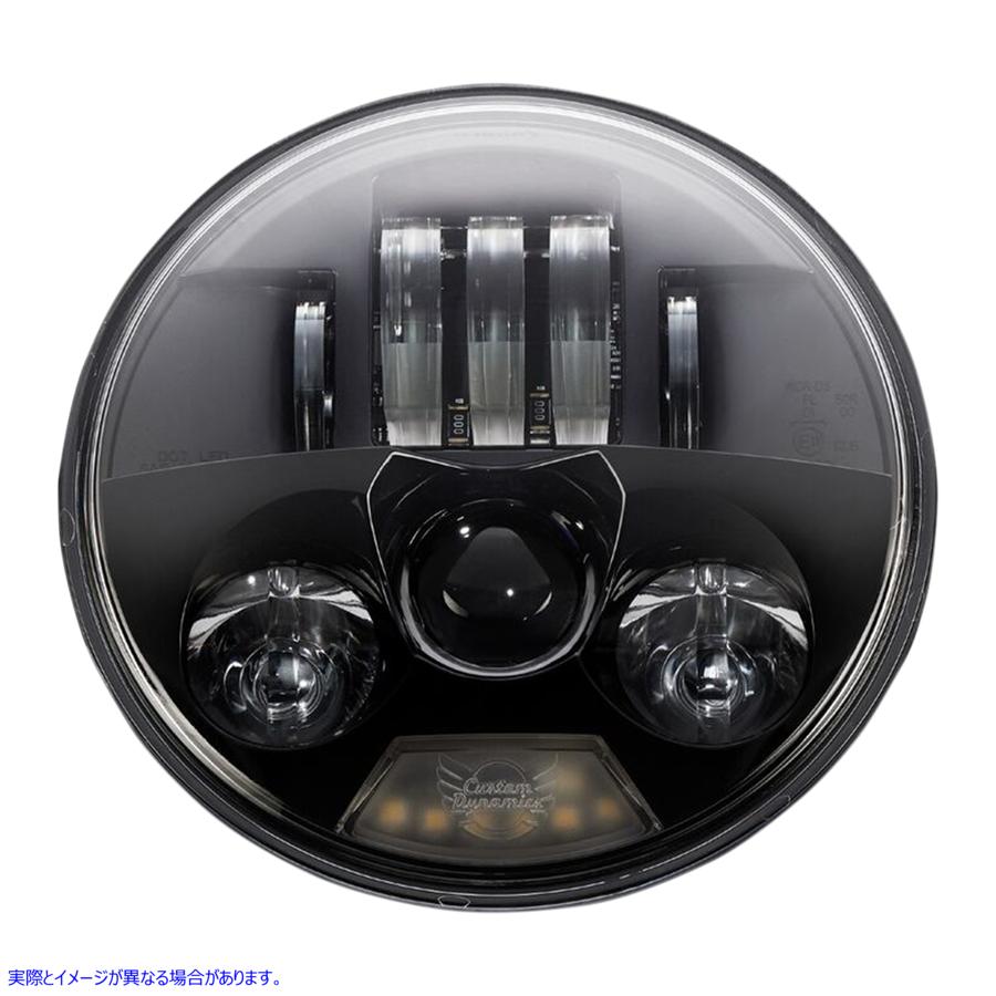 取寄せ ProBEAM LEDヘッドランプ 5.75インチ - ブラック カスタムダイナミクス ProBEAM LED Headlamp 5.75 - Black PB-575-B 20011749