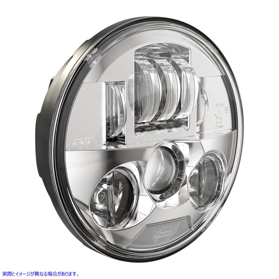 取寄せ 7インチ ProbeamR LEDヘッドランプ - インド製 - クローム カスタムダイナミクス 7 ProbeamR LED Headlamp - Indian - Chrome PB-7-IND-C 20011825