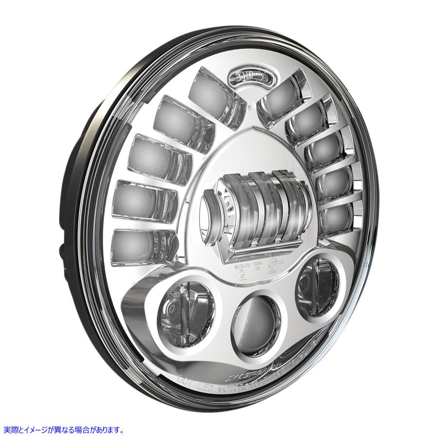 取寄せ ProbeamR7インチアダプティブヘッドランプ カスタムダイナミクス Adaptive Headlight with Mount - Chrome PB-7PA-C 20012137